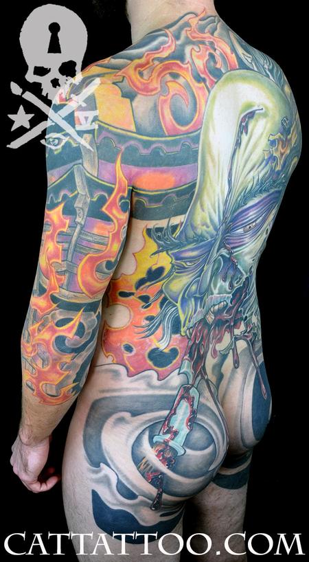 Tattoos - Japanese Body Suit - 115213